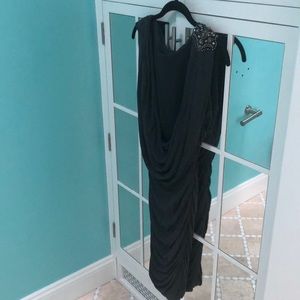 David Meister cowl dress